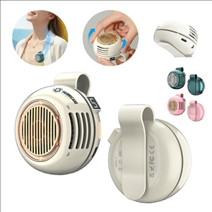 Clip-On Mini Fan with 360° Adjustable Airflow